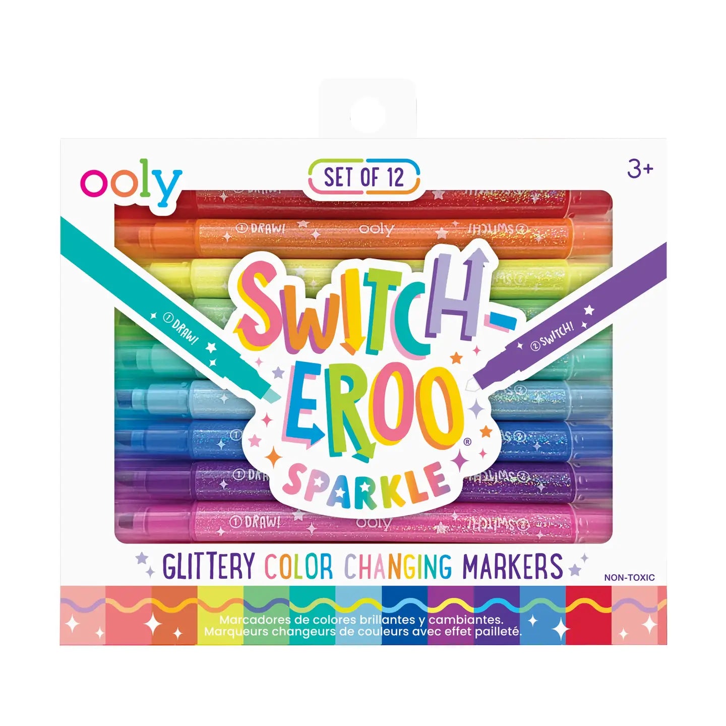 GLITTERY COLOR CHANGING MARKERS