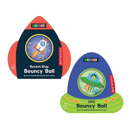KIDOKI ROCKET SHIP & UFO BOUNCY BALLS