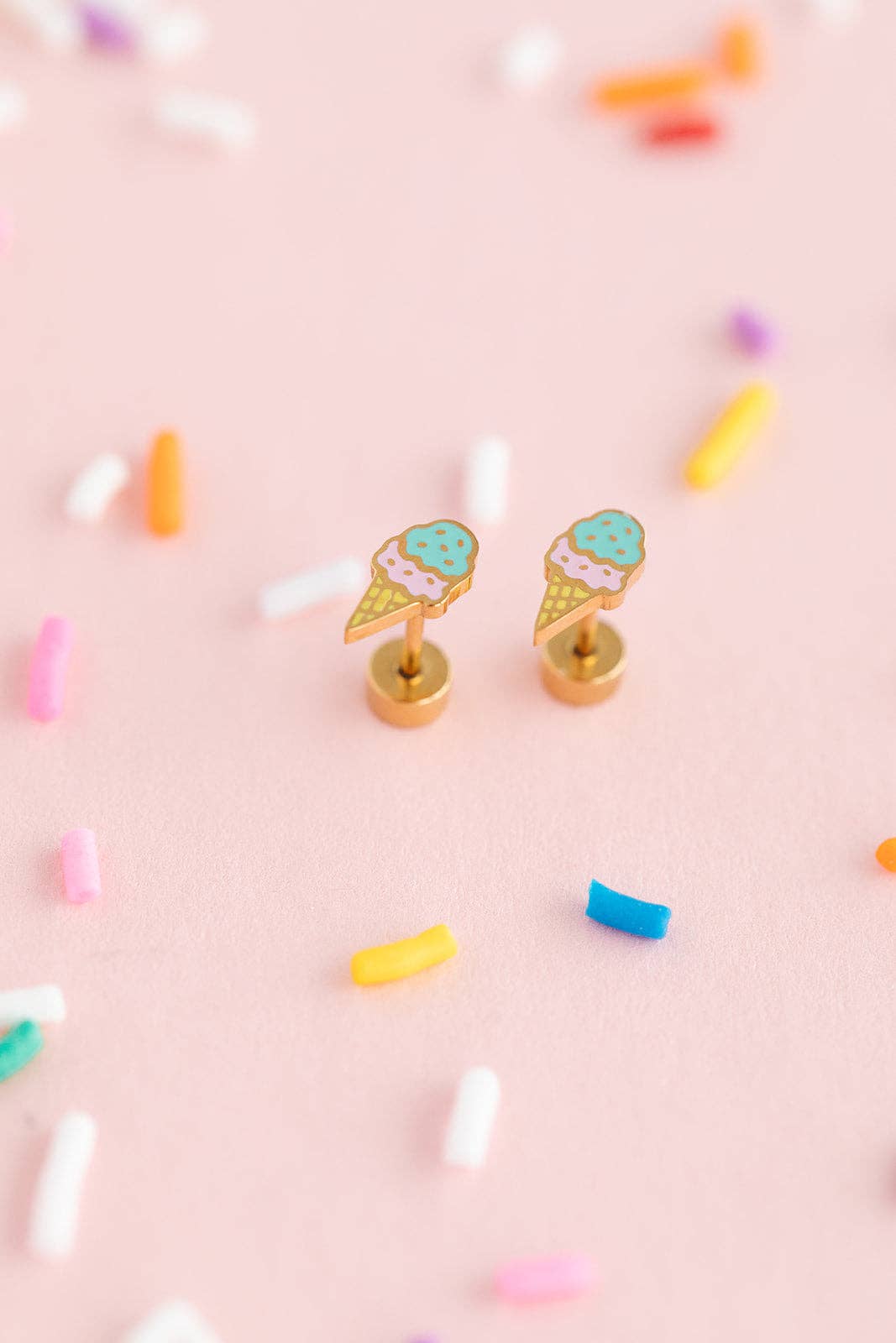 ICE CREAM STUD EARRINGS