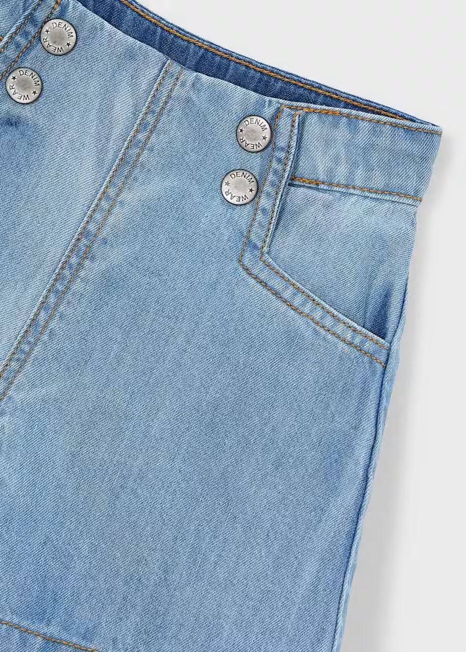 GIRL DENIM SHORT || BERMUDA
