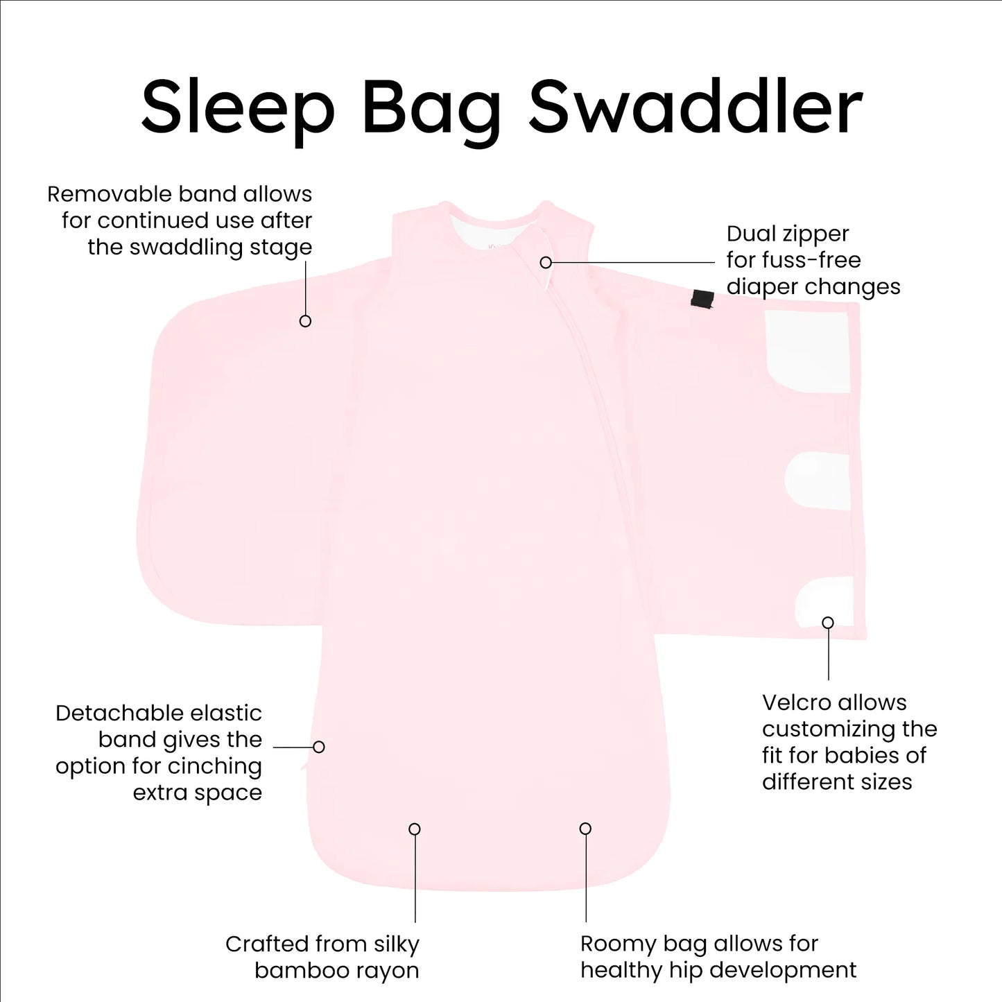 SLEEP BAG SWADDLER IN SAKURA 1.0