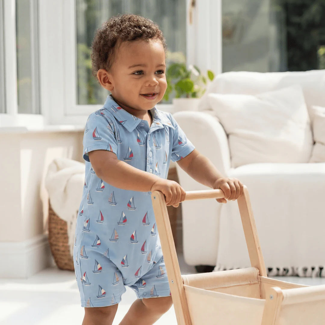 POLO ROMPER || OUT TO SEA