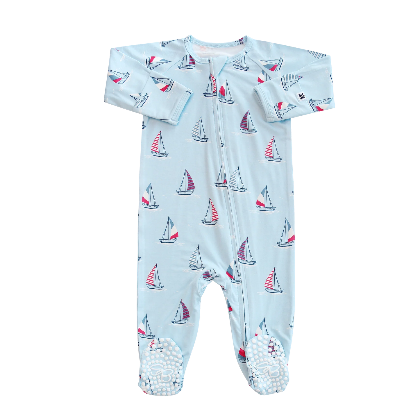 ZIPPER FOOTIE || OUT TO SEA